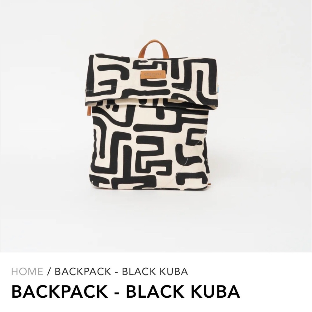 Ubuntu Life Black Kuba Backpack